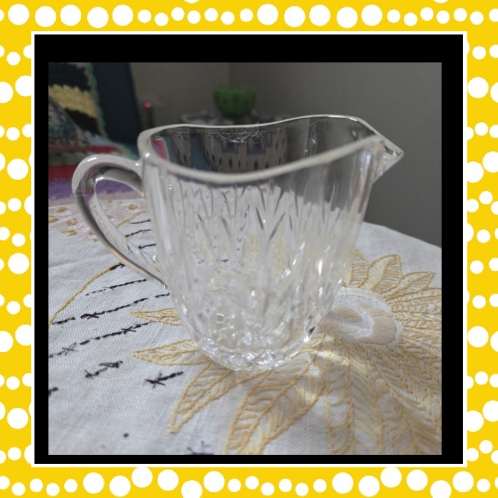 Royal crystal rock Italy elegant Clear Glass Pitcher
